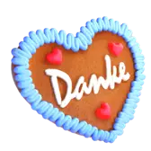 Gingerbread Heart gift