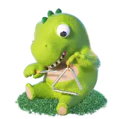 Tiny Diny on Triangle gift