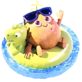 Potato floating gift