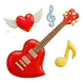 Heart Guitar gift