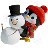 Penguin Snowpal gift