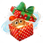 Santa Owl Surprise gift